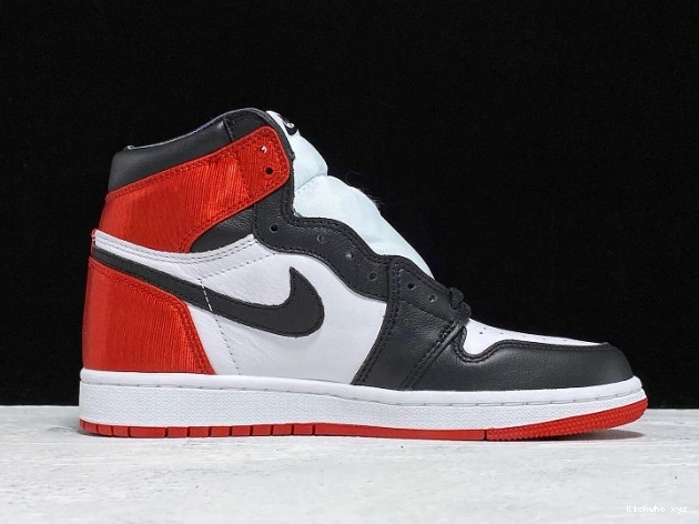 Satin CD0461-016 High 1 Retro Jordan Toe Black Air 0812